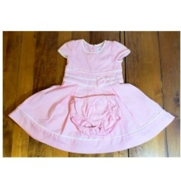 The Children's Place 24 M Pink Dress paired with Pink Pullup